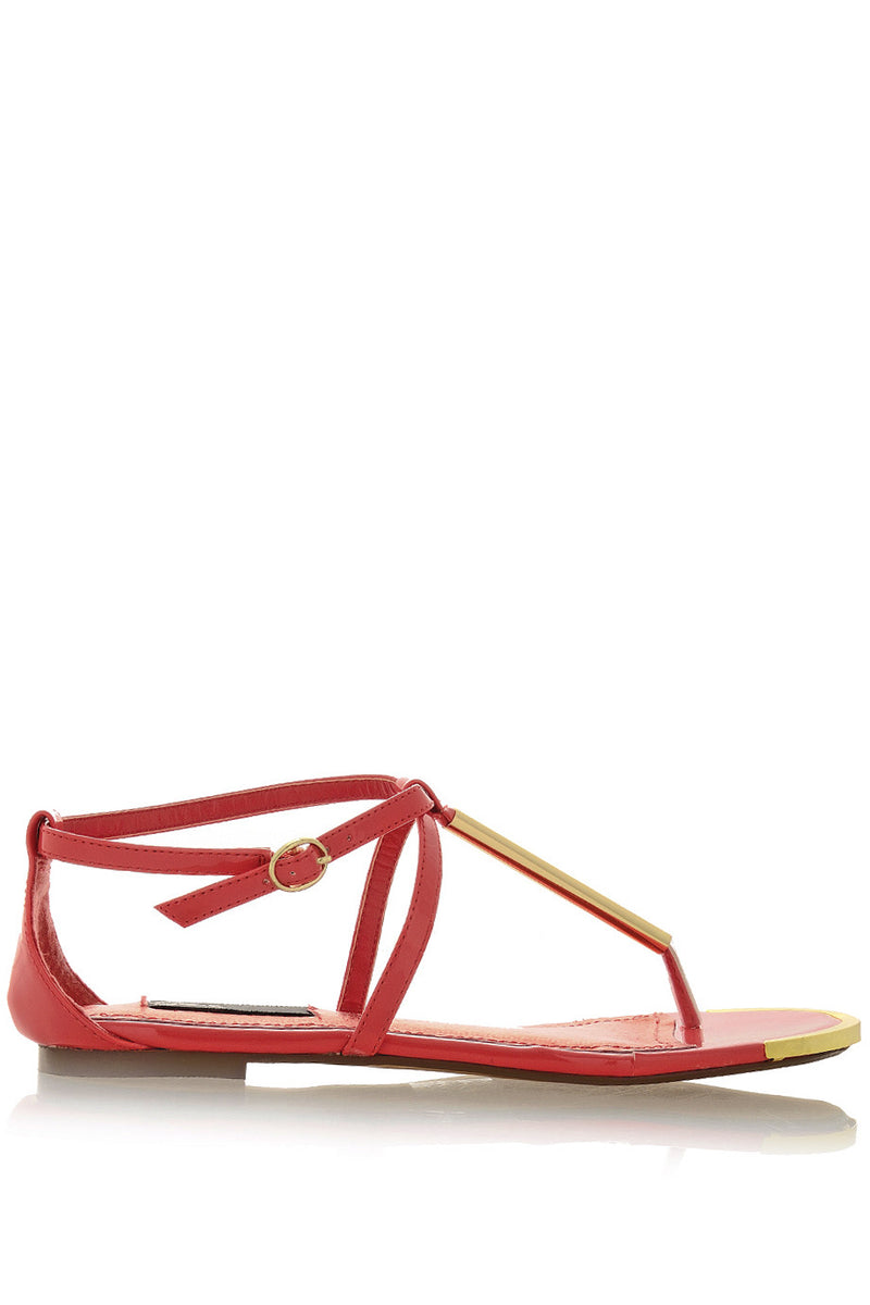 BLINK BETTY Coral Patent Sandals