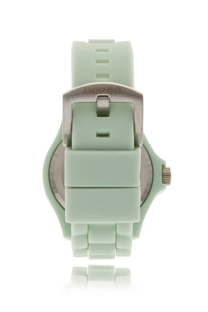 JADE Pastel Green Silicone Watch