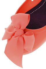 COLORS OF CALIFORNIA CHIC IN THE CITY Coral Ballerinas