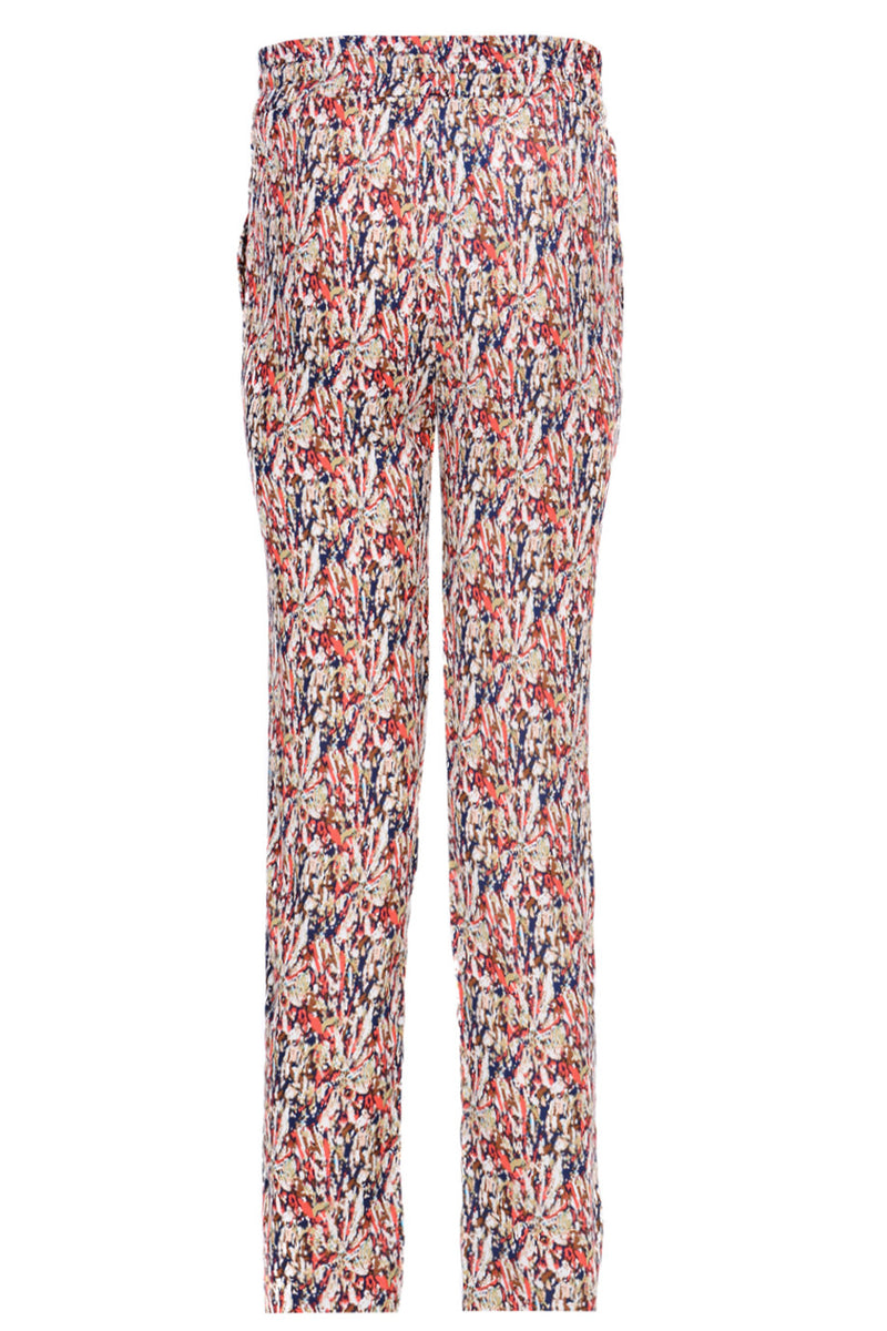 C BLOCK ADORIA Multicolor Floral Print Trousers