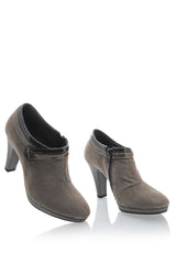 FIORELLA NORALIN Taupe Suede Ankle Boots