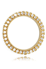 ISHARYA BLING Gold Crystal Bangle Bracelet