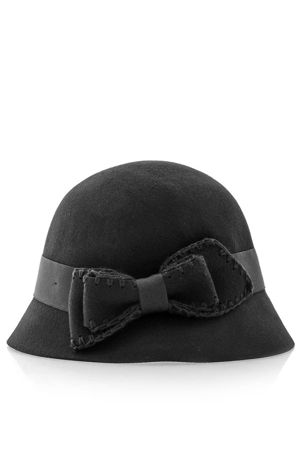 COCO Black Cloche Hat