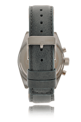 C3787 Grey Blue Leather Watch