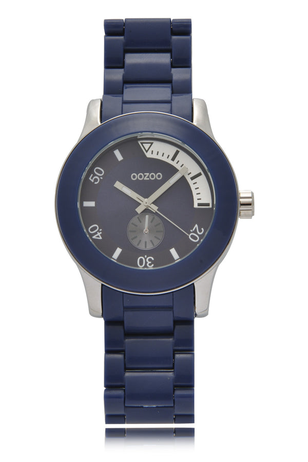 C4258 Dark Blue Plastic Watch