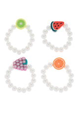 RIGÓ SUMMER FRUITS Rings with Tiny Pearls