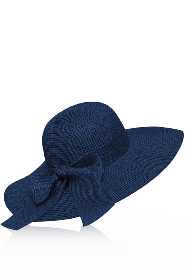 Μπλε Ψάθινο Καπέλο | Γυναικεία Καπέλα - Ψάθινα - Παραλίας - The Straw