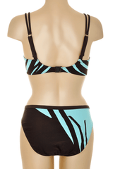 GOTTEX Brown Turquoise Printed Underwired Bikini