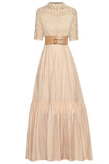 Destiny Pink Salmon Lace Dress | Woman Clothing - Dresses