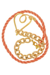 ALBERTO GALLETI CUORE Orange Chain Necklace