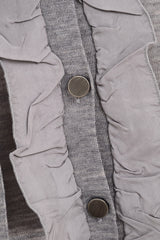 ARMANI JEANS IVA Grey Ruffled Jacket