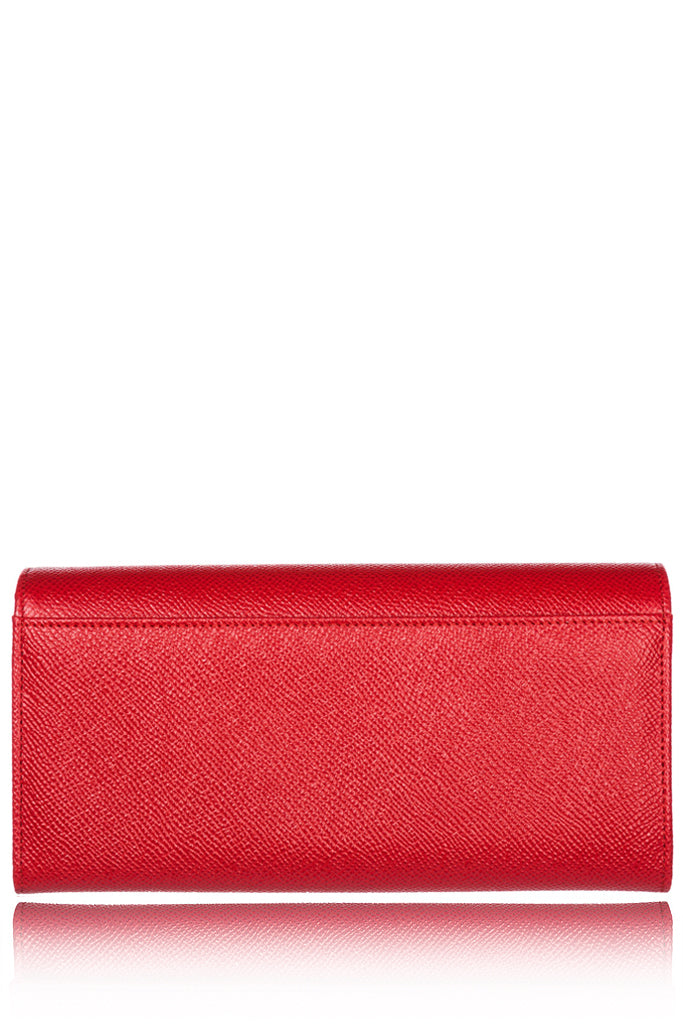DOLCE & GABBANA CARMEL Red Leather Wallet – PRET-A-BEAUTE