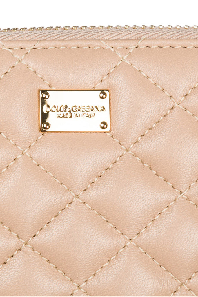 DOLCE & GABBANA PORTAMONETE Ivory Leather Wallet – PRET-A-BEAUTE