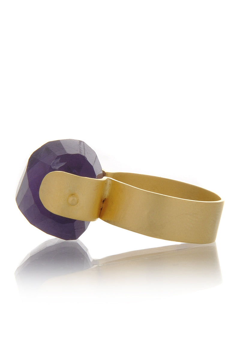 BY THE STONES AMETHYST Gold Ring