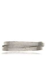 BY THE STONES TEXTURED Silver Wire Bangle