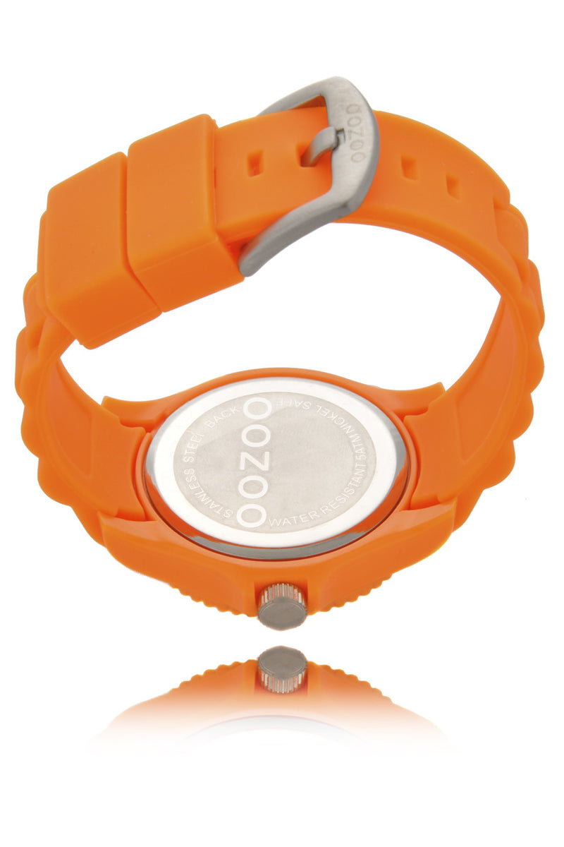 C4287 Orange Fluo Silicone Watch
