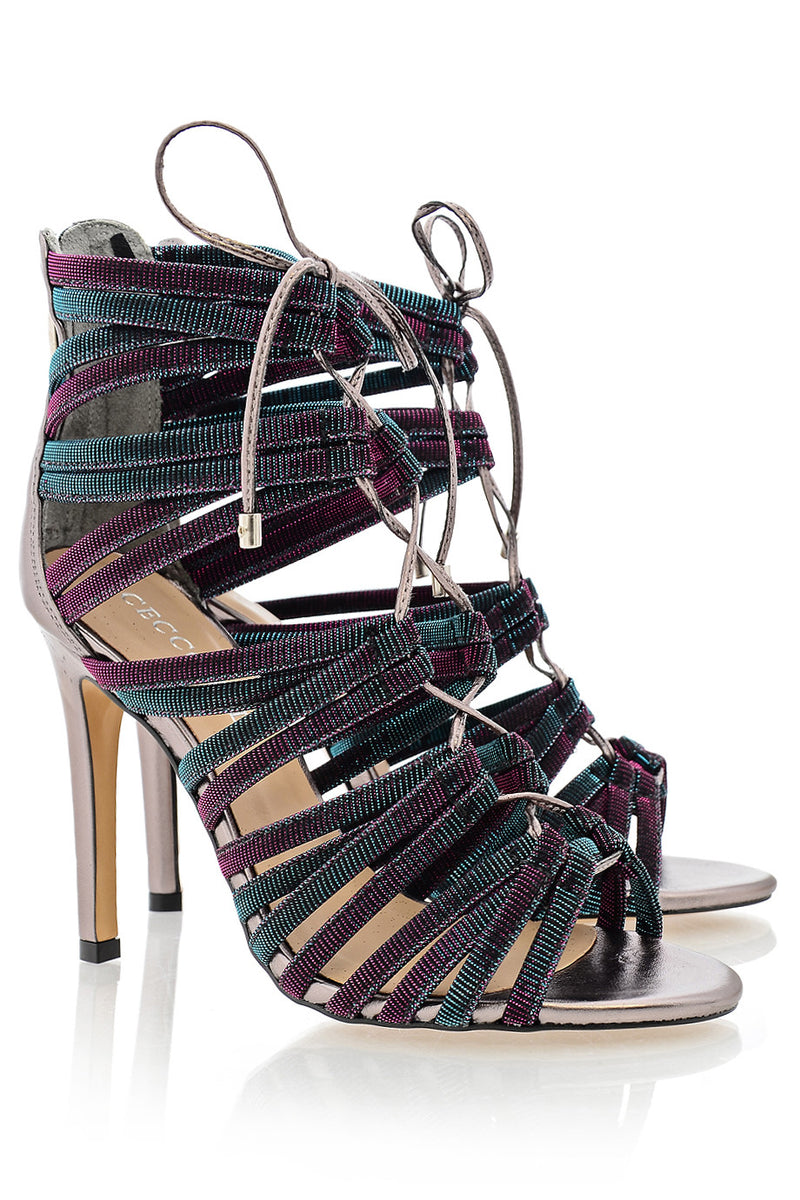 Suede Flower Heels Sandals | Purple Heels Women Shoes | Purple Luxury Womens  Shoe - Women's Sandals - Aliexpress