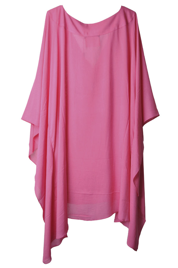 CLUBE BOSSA - KARMEN Fuchsia Tunic Dress - Kaftan- Woman Clothing