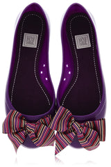 COLORS OF CALIFORNIA CHIC IN THE CITY Striped Ballerinas