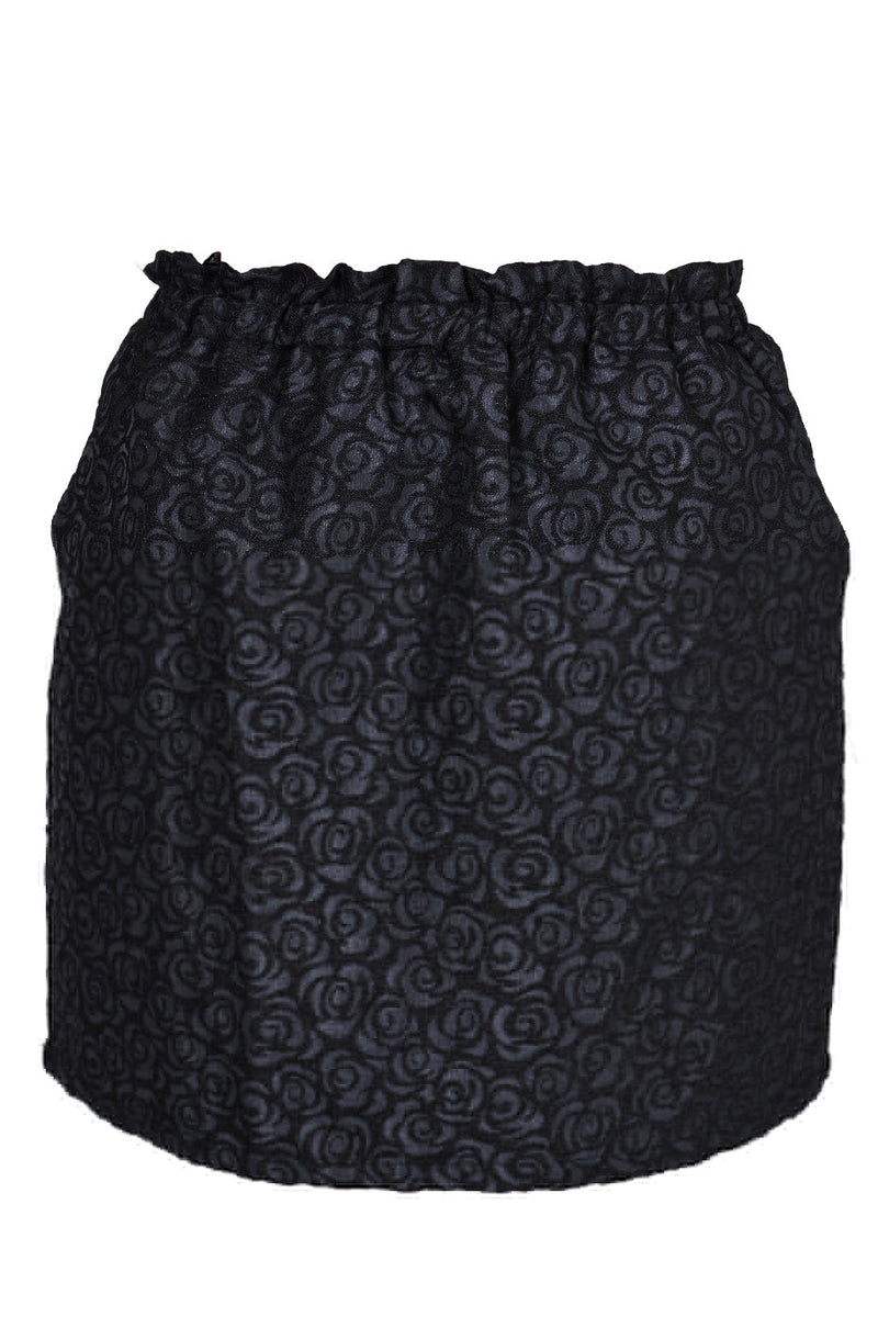 C BLOCK ROSALINE Black Jacquard Skirt