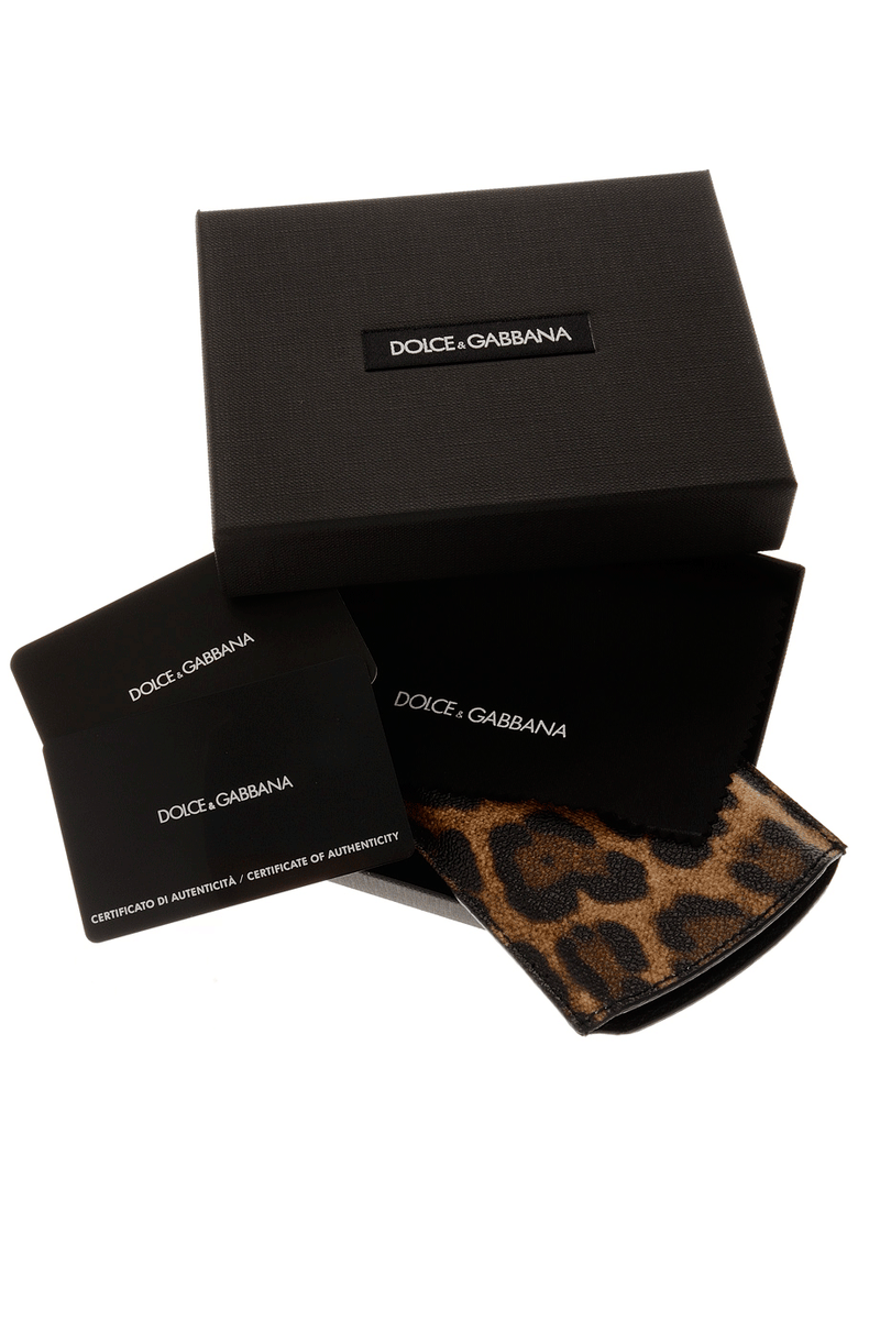 Dolce & Gabbana LEOPARD Matte Brown Blackberry / Samsung Case