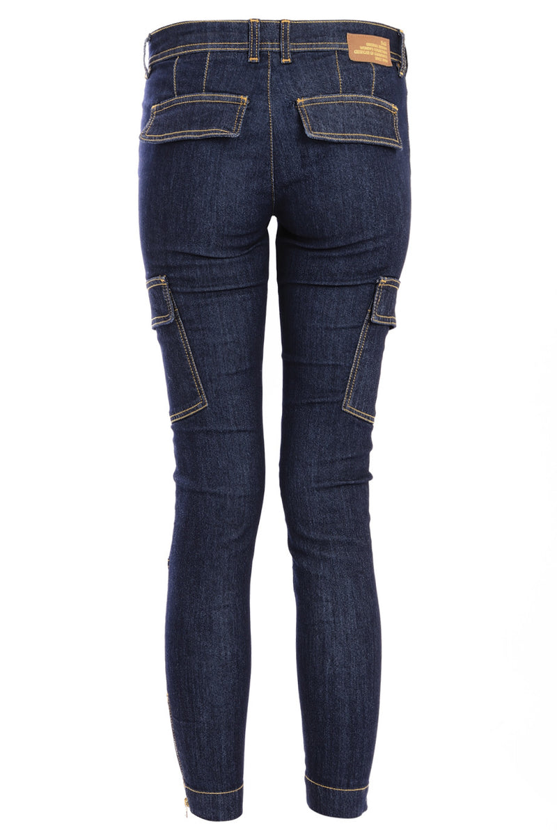 Dolce & Gabbana BLUE DENIM Zipper Jeans