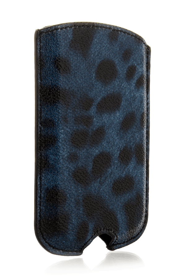 Dolce & Gabbana LEOPARD Matte Blue Blackberry / Samsung Case