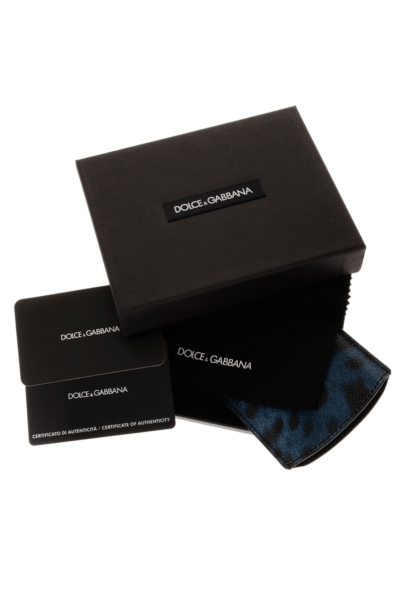 Dolce & Gabbana LEOPARD Matte Blue Blackberry / Samsung Case