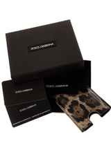 Dolce & Gabbana LEOPARD Vernice Beige iPhone® Case