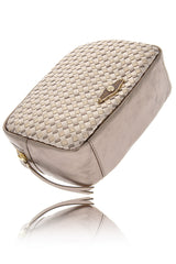 ELLIOTT LUCCA Leather Woman Clutch Bags - MILLANA Metallic Gold Leather Clutch Bag