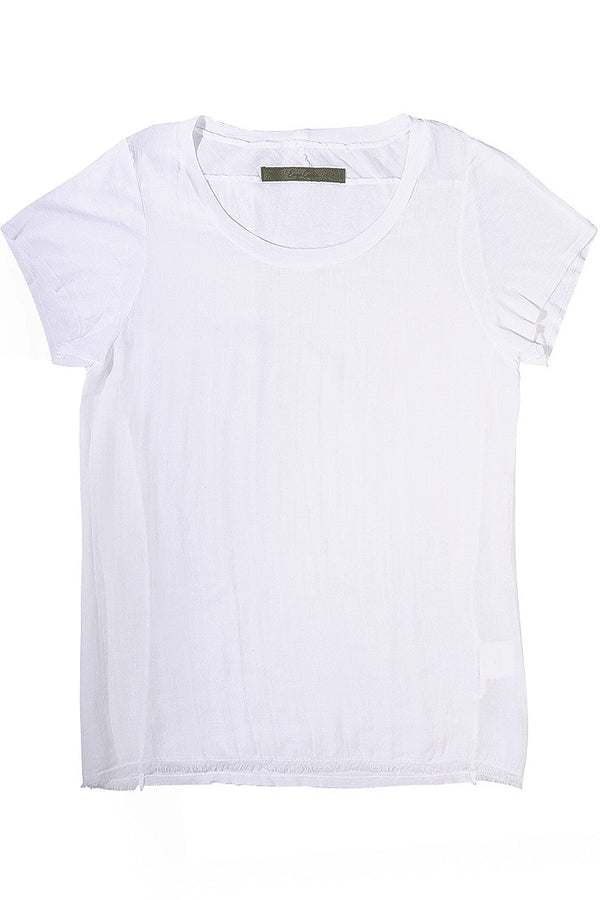ENZA COSTA MILA White T-Shirt