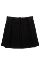 ENZA COSTA PLEATED Black Speckle Skirt
