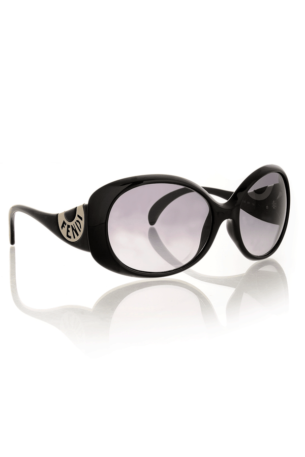 FENDI LOGO Black Sunglasses