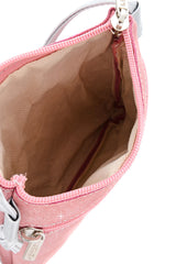 FERCHI MINI MADELINE Baby Pink Crossbody Bag