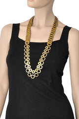 FIONA PAXTON RAQUEL Gold Chains Necklace