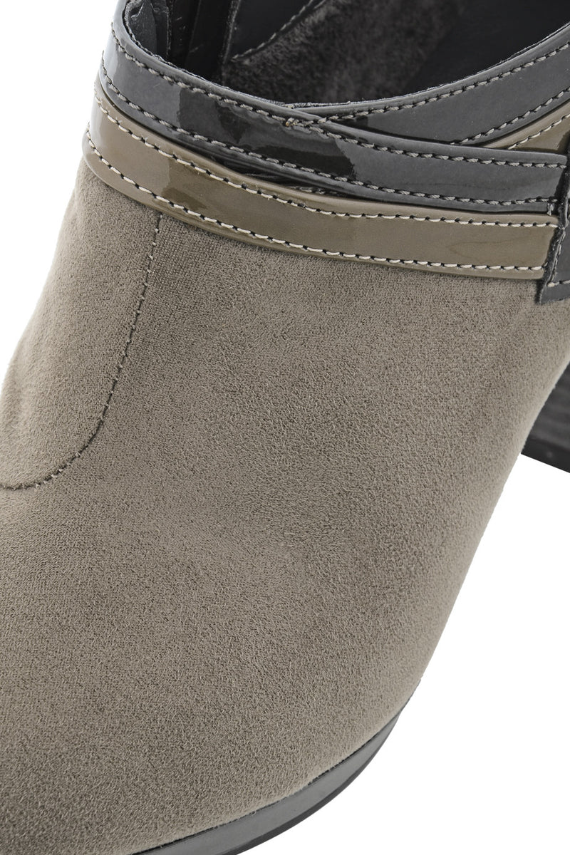 FIORELLA NORALIN Taupe Suede Ankle Boots