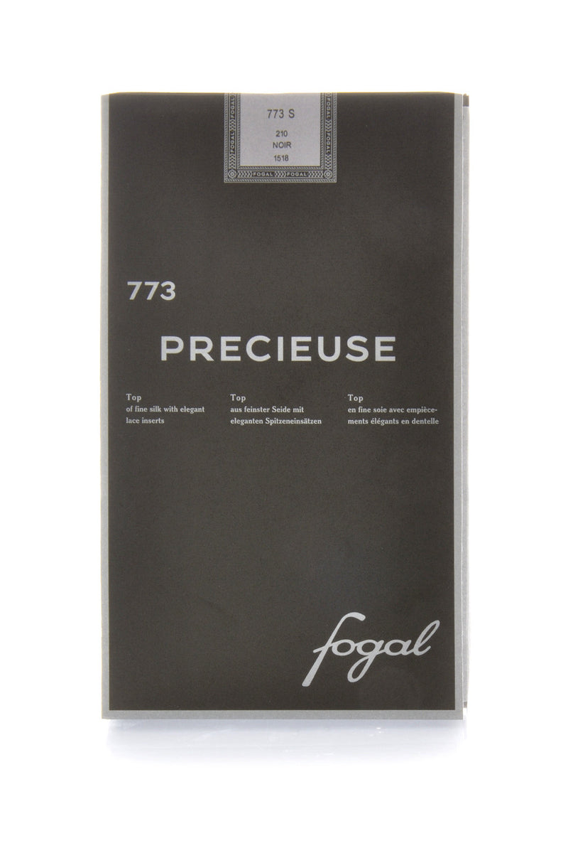 FOGAL - 773 PRECIEUSE Evening Black Lace Top Women Apparel Lingerie