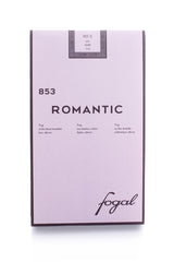 FOGAL - 853 ROMANTIC V-Decollete Black Lace Top Women Apparel Blouses