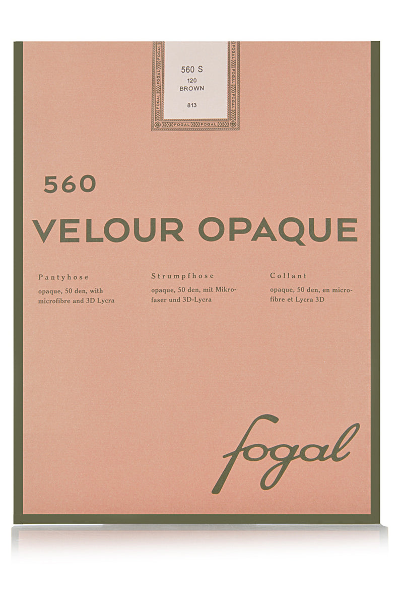 FOGAL 560 VELOUR OPAQUE Tights 50D 215 Shadow Gray