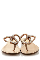 FRANCESCO MILANO ZANIA Crystal Embellished Sandals