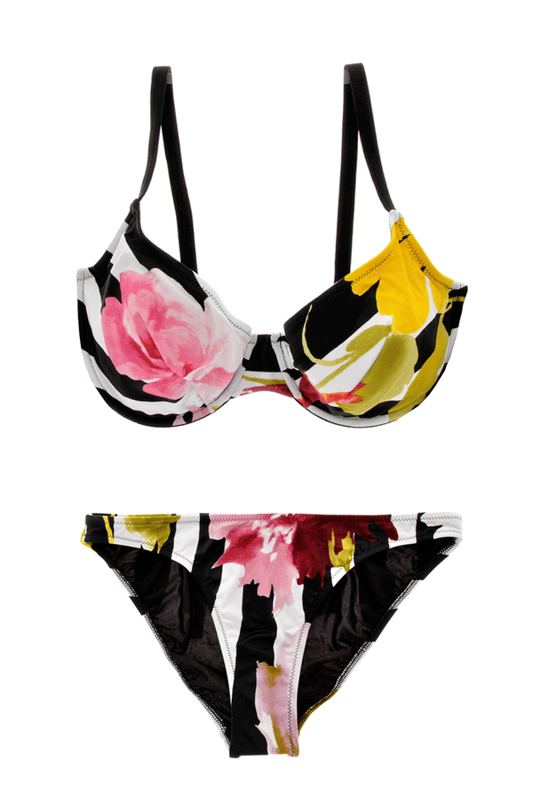 GOTTEX FLOWERS Striped Underwired Bikini