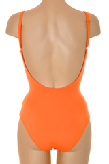 GOTTEX ORANGE Belted One Piece Swimsuit