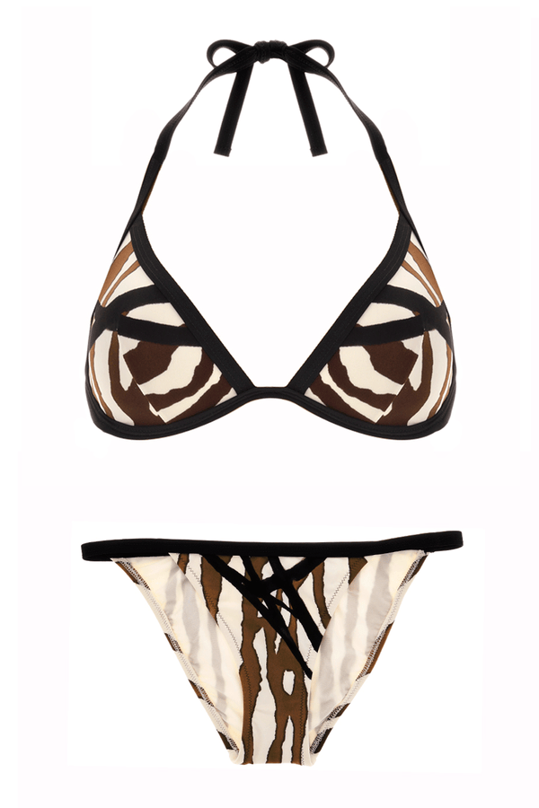 GOTTEX ZEBRA Brown Underwired Bikini