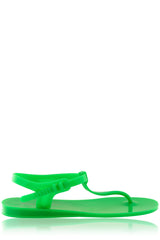 HENRY & HENRY ATHENA Green Fluo Rubber Sandals