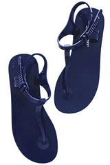 HENRY & HENRY ATHENA Royal Blue Rubber Sandals