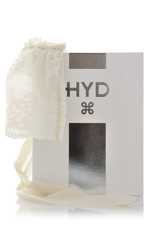 HYD WONDERFUL Ivory Lace Hold Ups