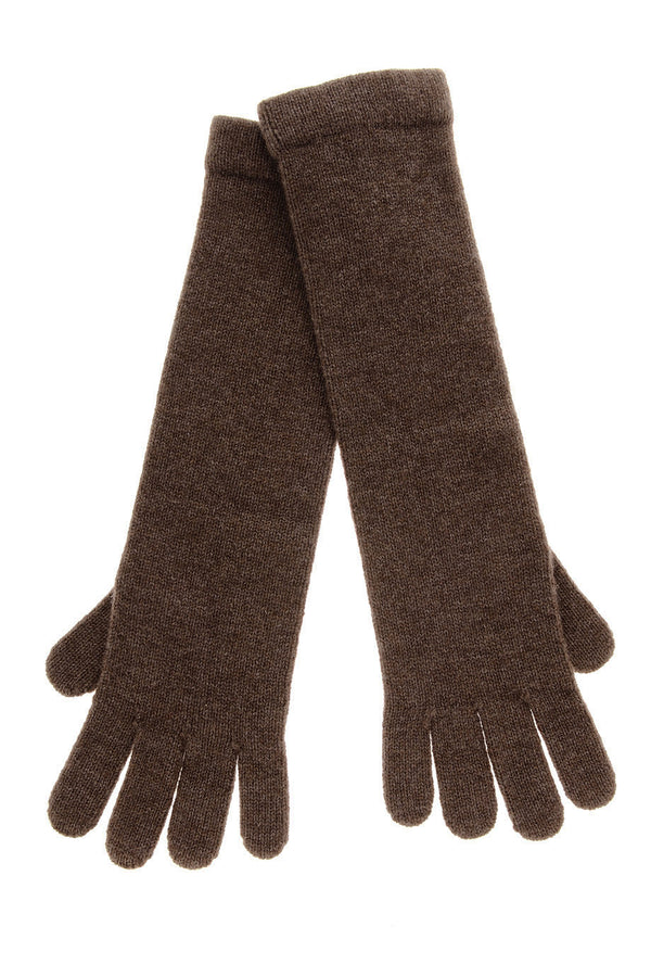 INVERNI CHALET Marrone Cashmere Wool Women Gloves