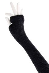 INVERNI EVEREST Dark Blue Fingerless Wool Women Gloves