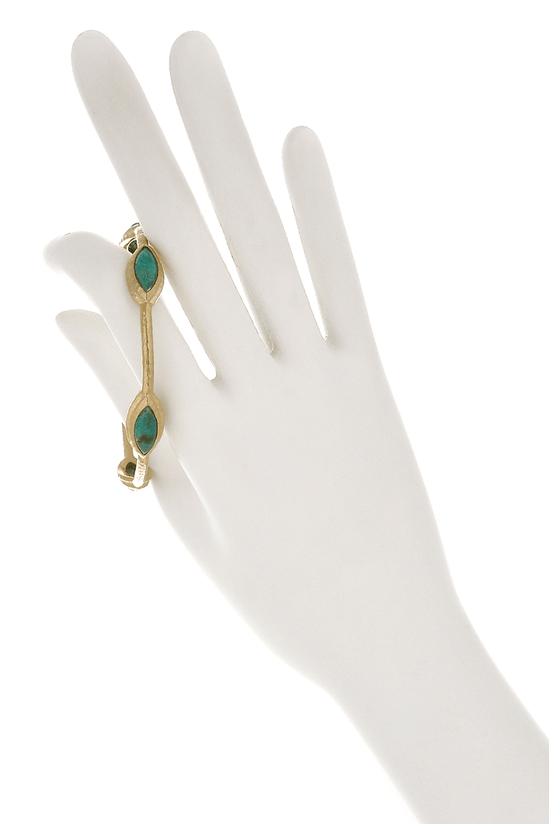 ISHARYA NILE NYMPH Turquoise Bangle Bracelet