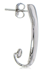 ANNOUSHKA Silver Ear Pin Earrings